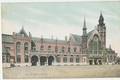 Bruges La gare en couleurs AQUA PHOTO PARIS env. 1908