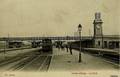 JUVISY sur ORGE (Seine et Oise) - Vue intérieure de la gare - Arrivée d'un train électrique - Editeur : Ledouble.