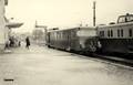 ESTERNAY (Marne) - Un Autorail Billard stationne en gare.