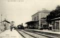 LE POUZIN (Ardèche) - La gare et le Train.