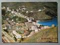 CP espagne PORT BOU portbou costa brava vue générale de la ville Frontière franco espagnole vers gare sncf renfe 1970