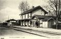 VILLARS les DOMBES (Ain) - La gare de Villars-Chalamont - Editeur : B.Ferrand à Bourg-en-Bresse.
