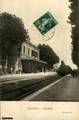 SEURRE (Côte-d'Or) - La gare et le train - Editeur : Meunier.