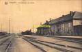 CPA DOISCHE VUE INTERIEURE DE LA GARE TRAIN ( CHEMIN DE FER STATIE STATION GARE TRAIN )