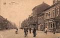 Ougrée - Rue de la Station (belle animation, café, hôtel restaurant, Legia, brasseur au loin, 1926)