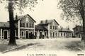 GANNAT (Allier) - La cour de la gare.