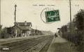 1224 - MERY sur OISE (Seine et Oise) - Vue intérieure de la gare - Editeur : E.M.
