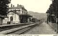 LES MARTRES de VEYRE (Puy-de-Dôme) - Vue intérieure de la gare - Editeur : Combier.