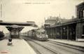 8 - BUSIGNY (Nord) - La gare, le train et les quais.