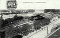 SAUMUR - (M. et L.) - La gare (du P.O.) et la Loire - Sans éditeur n°44.