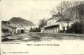 DIGNE (Basses-Alpes) - La Gare et le Pic de Couars.