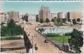 POSTCARD SPAIN ESPAÑA - LEON - PUENTE DE LA ESTACION Y GLORIETA DE GUZMAN EL BUENO