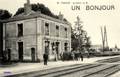 9 - TIERCE (M. et L.) - Vue intérieure de la gare.