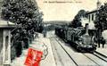 SAINT-FARGEAU (Yonne) - La Gare et le Train - Editeur : L.Marchand à Sully-sur-Loire n°1776.