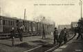 1202 - DENAIN (Nord) - Le train en gare de Denain-Mines - Editeur : Delsart, imprimeur à Valenciennes.