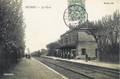 SEURRE (Côte-d'Or) - Vue intérieure de la gare.