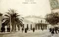Cannes - La cour de la gare - Editeur : B.Bachelier à Cannes (sans n°)