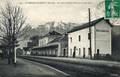 SAINT-PIERRE-d'ALBIGNY (Savoie) - La gare et  Mont Charvay (1446 m. d'altitude) - Editeur : L.Blanc à Montmélian n°415.