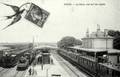 VOVES - La Gare, vue sur les Quais.