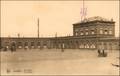 Postkaart Landen (Belgien) La Station/Bahnhof 1913