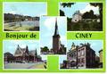 Belgique Namur Ciney 5 vues Piscine Plongeoir Gare Eglise VW Käfer VOIR BEAU TIMBRE Ostende 1267-1967