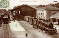BEZIERS (Hérault) - La Gare du Midi et le Train - Editeur : Mazet à Pons et Béziers.