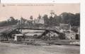 MORLANWELZ 9 STATION ET PASSERELLE . DANS LE FOND LA CRECHE ET LA MATERNITE 1909
