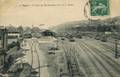 Agen - la Gare des Marchandises avec vue du Côteau