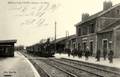 NEUILLY SAINT-FRONT (Aisne) - La Gare et le Train - Editeur : Vaudron.