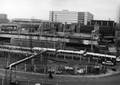 154472, Gezicht op de bouwwerkzaamheden aan het nieuwe N.S.-station Utrecht C.S. te Utrecht vanuit het noorden., Nederlandse Spoorwegen, fotograaf