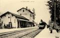 LA TOUR du PIN (Isère) - La Gare et le Train - Editeur : A.G.