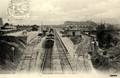 LOUVERNE (Mayenne) - Intérieur de la gare et le train - Editeur : Hamel-Jallier et Cie, photographe.