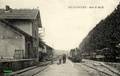 MEYRARGUES - La gare et le train de la Compagnie des Bouches du Rhône.
