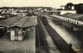 MORLAIX (Finistère) - Vue intérieure de la gare - Arrivée d'un train.