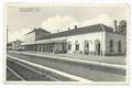 CPSM BOURG - LEOPOLD, LA GARE, LEOPOLDSBURG, STATIE, format 9 cm sur 14 cm environ, PROVINCE DE LIMBOURG, BELGIQUE