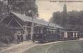 Tervueren - Station des Tramways bruxellois (top animation, tram, tramway, colorisée)