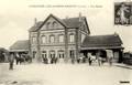 LONGPRE les CORPS-SAINTS (Somme) - La cour de la gare.
