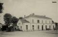 FEURS (Loire) - La cour de la nouvelle gare.