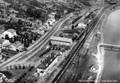 NOVEANT (Moselle) - Vue aérienne de la Gare vers 1955 - Editeur : CIM (Combier).