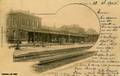 1 - AULNOYE (Nord) - Intérieur de la gare - Editeur : E. Delgorge, imprimeur à Maubeuge..