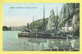 * Dinant (Namur - Namen - La Wallonie) * (Grands Magasins de la Station) La Meuse et le Rocher Bayard, bateau, péniche