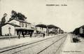CHAUSSIN (Jura) - La Gare.