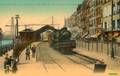 143 - NANTES (Loire-Inf.) - La gare de la Bourse et le quai de la Fosse.