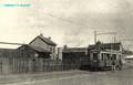 SAINT-MALO (Ille et Vilaine) - La gare de Rocabey des T.I.V. et tramway électrique des T.B. vers Saint-Servan.