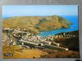 CP espagne PORT BOU portbou costa brava - vue générale gare ferroviaire Frontière franco espagnole sncf renfe 1970