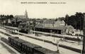 SAINT-JUST en CHAUSSEE (Oise) - Panorama de la gare.