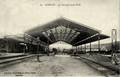 54 - AURILLAC (Cantal) - La gare (le grand hall en cours de montage).