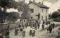 MAMIROLLE (Doubs) - La cour de la gare.