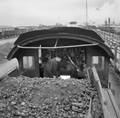153436, Zicht op het stookgedeelte van de stoomlocomotief nr. 3737 (serie 3701-3815) van de N.S. tijdens haar laatste rit nabij het N.S.-station Geldermalsen., Nederlandse Spoorwegen, fotograaf