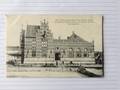 +postkaart, Antwerpen Dam Station, gelopen 1907, zegel 1 cent nr, 53